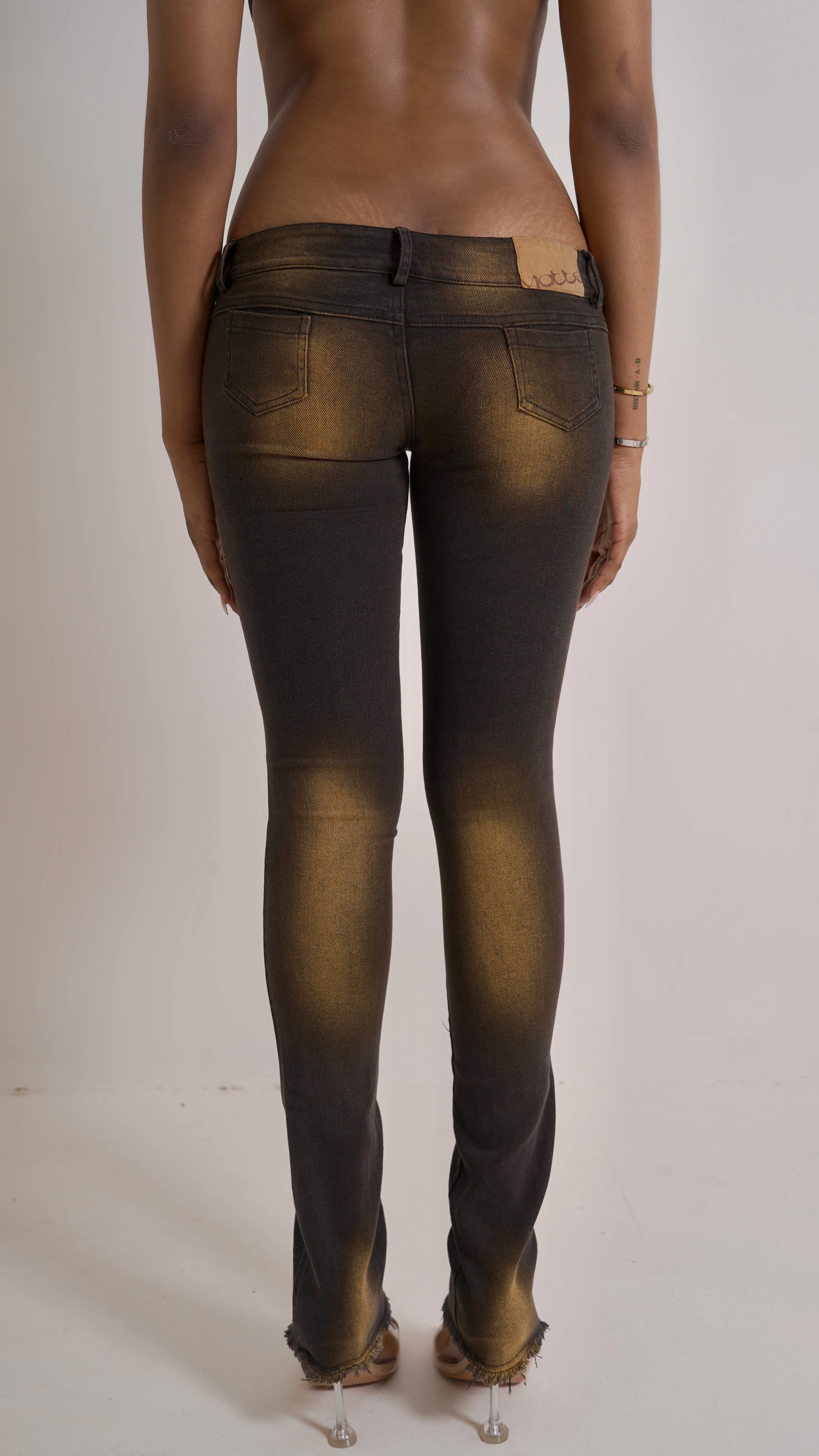 Low Rise Denim (Black) - Image 3
