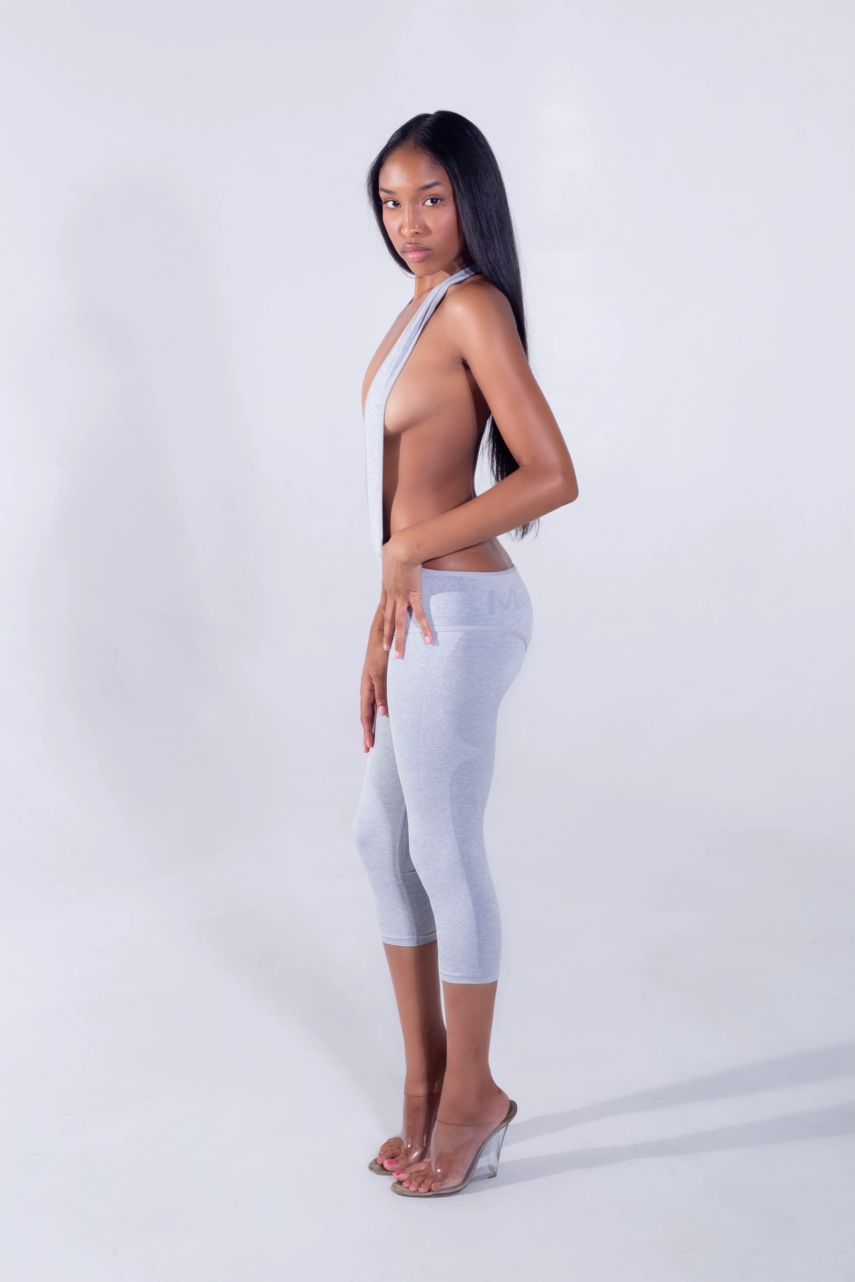 Seamless Halter Body (Grey) - Image 2