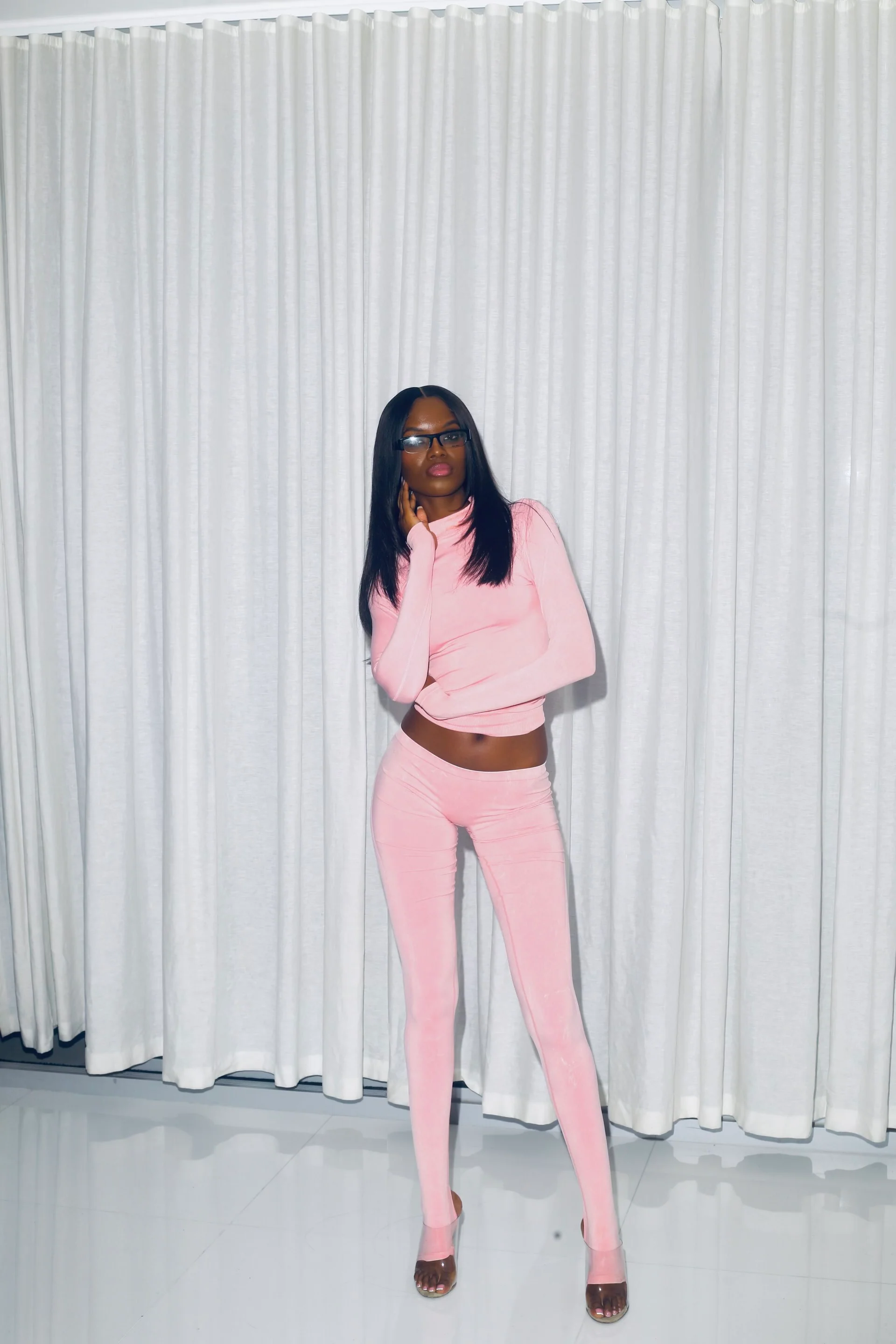 Seamless LowRise Legging (Pink) - Image 9
