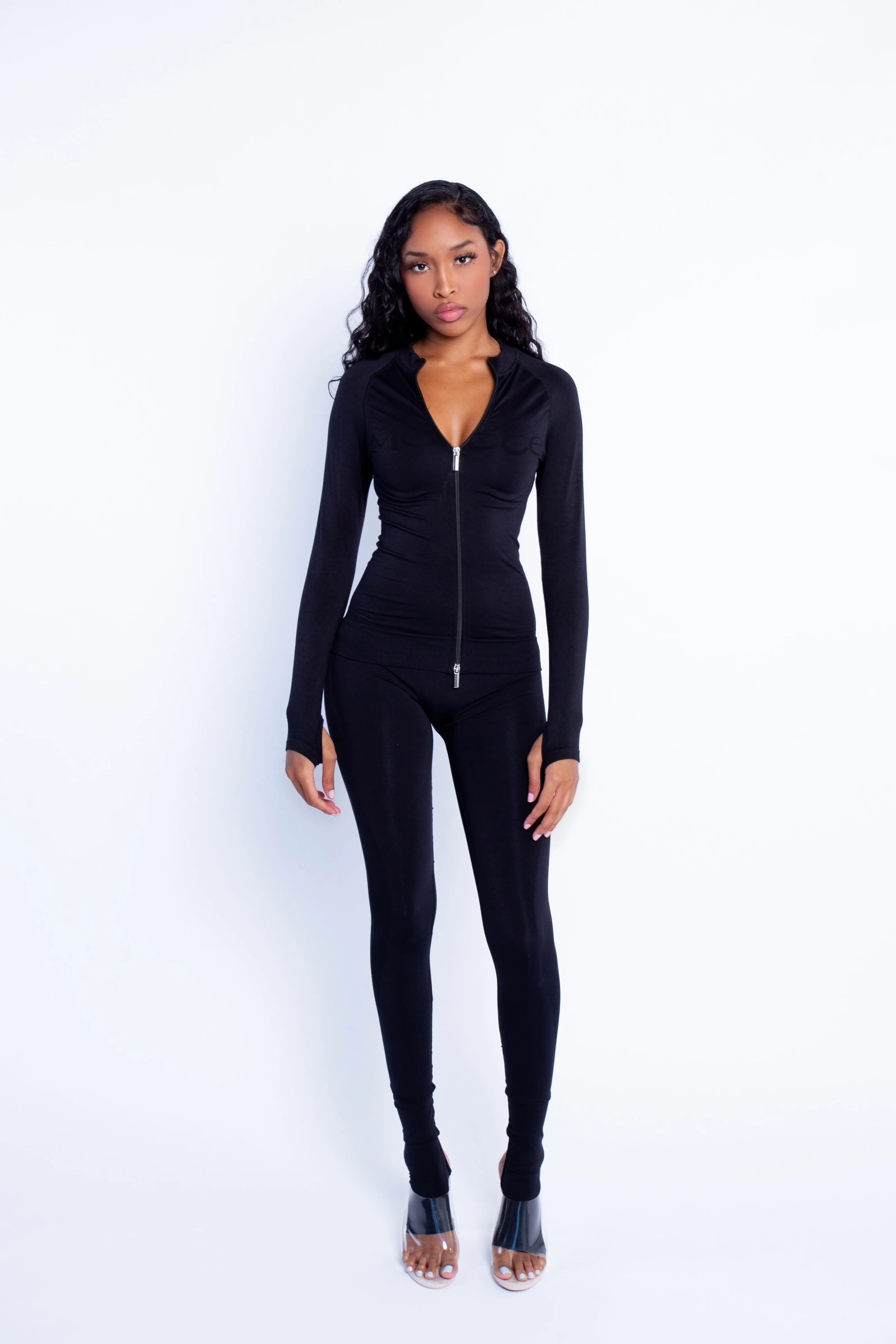 Seamless LowRise Legging (Black) - Image 3
