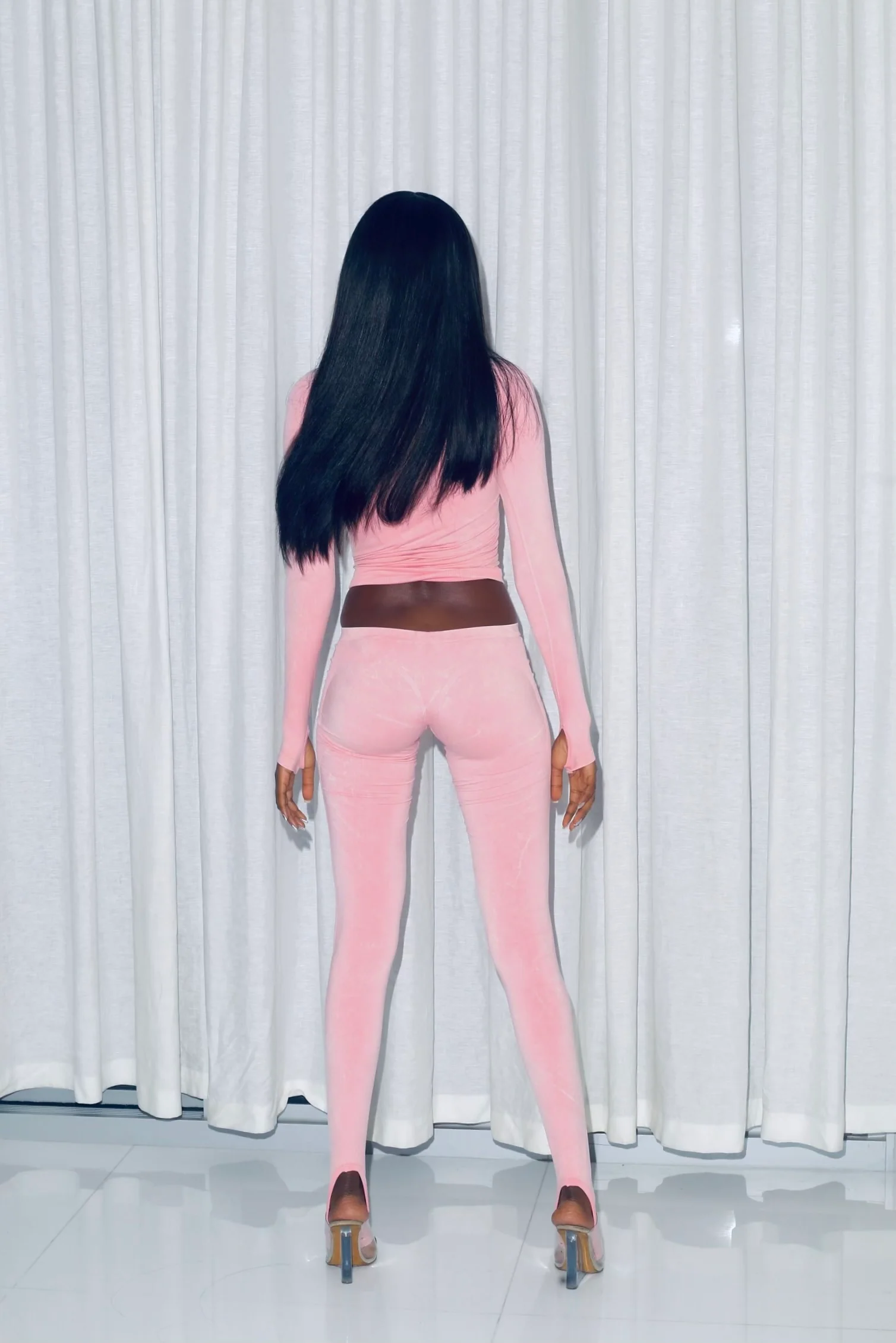 Seamless LowRise Legging (Pink) - Image 7